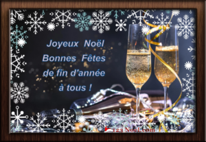 Joyeux Noël Bonnes Fêtes de fin d'année à tous
