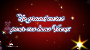 Merci pour vos bons Voeux (carte animée)