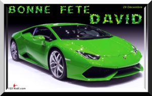 Bonne Fête DAVID