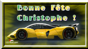 Bonne Fête Christophe !