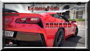 Bonne fête ARNAUD