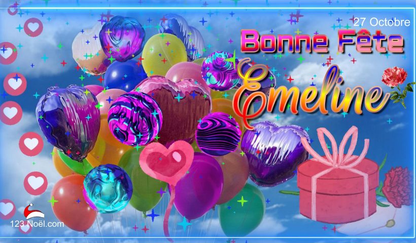 Bonne Fête Emeline